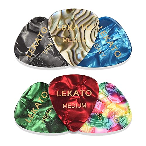 Lekato LGC-1 Capodastre avec 6 médiators pour guitare acoustique et électrique, ukulélé, mandoline et banjo Noir (Black) - Les Beatles, Paul McCartney, John Lennon, RIngo Starr, George Harrison Lekato LGC-1 Capodastre avec 6 médiators pour guitare acoustique et électrique, ukulélé, mandoline et banjo Noir (Black) – Image 5