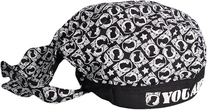 Flakita's Novelties POW MIA You are Not Forgotten All Over Do Rag Doo Rag Skull Cap Head Wrap Yellow