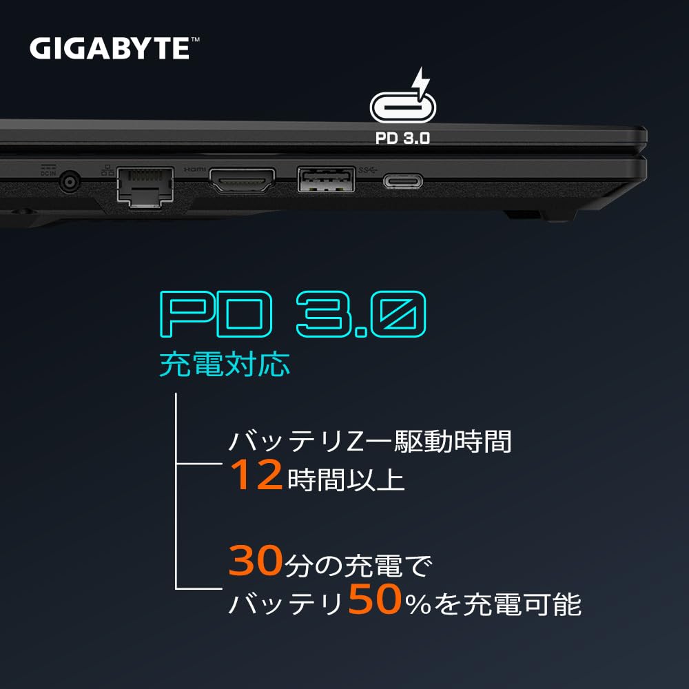 Amazon.co.jp: GIGABYTE A16薄型・軽量 16インチWUXGA 165Hzゲーミング
