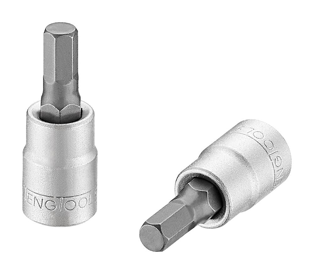 Teng Tools 5MM 1/4 Inch Drive Metric Hex Chrome Vanadium Socket - M141505-C