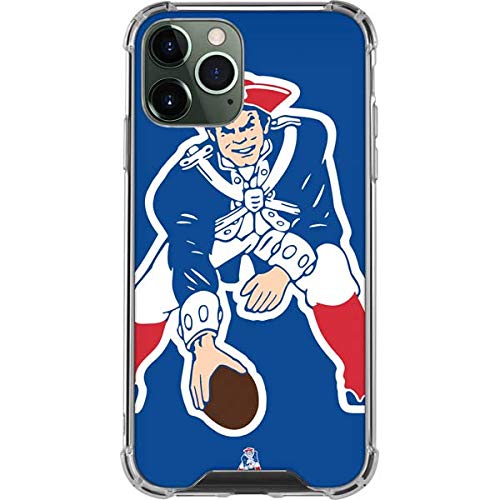 Skinit Clear Phone Case Compatible with iPhone 12 Pro Max - Officially Licensed NFL New England Patriots Retro Logo Design