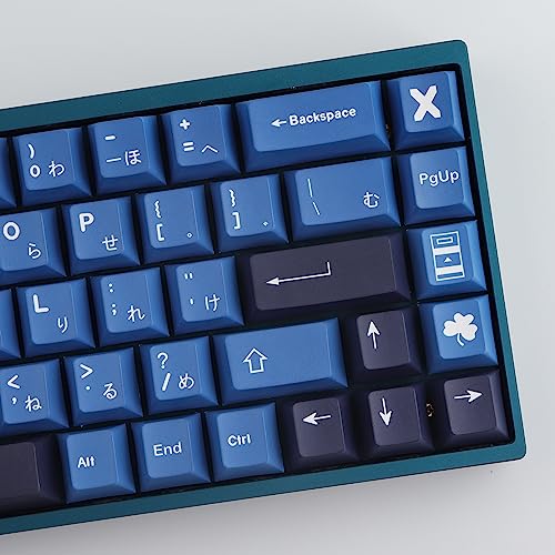 Hyekit Pbt Keycaps, 129 Keycaps Dye-Sublimation Striker Keycaps Set Cherry Profile Japanese Keycaps For Mechanical Keyboards English (Us) Layout #TOP6