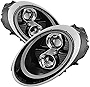 Spyder Auto PRO-YD-P99705-DRL-BK Porsche 911 LED Halo Projector Headlight
