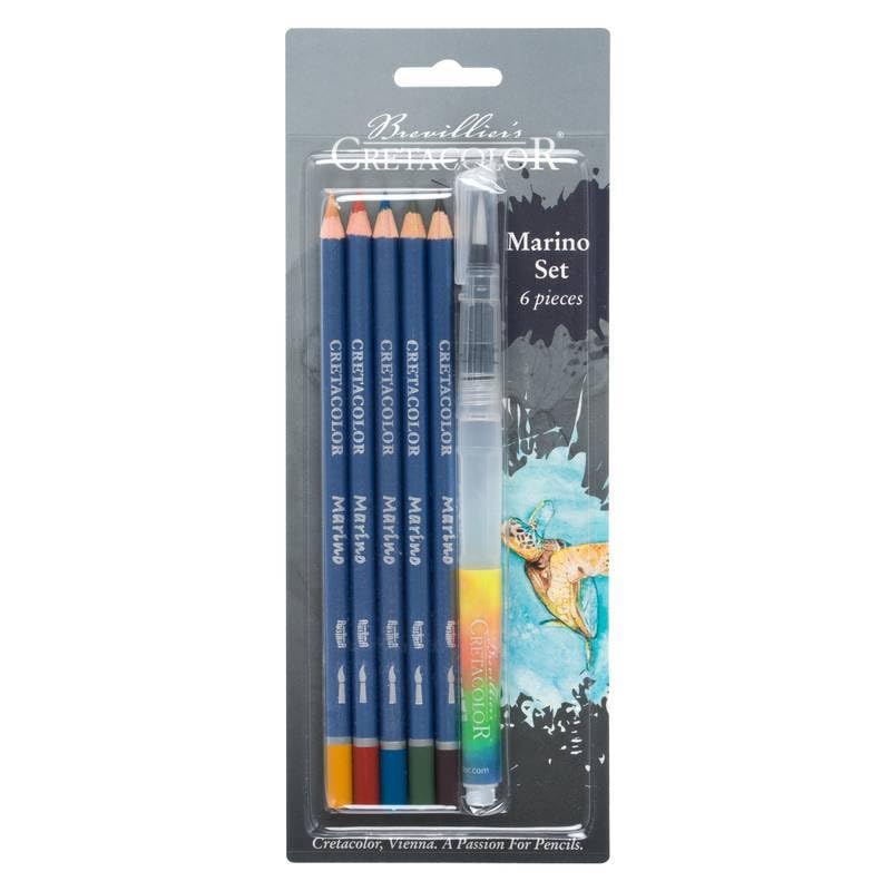 CRETACOLORMarino Watercolor Pencil Set, Multi
