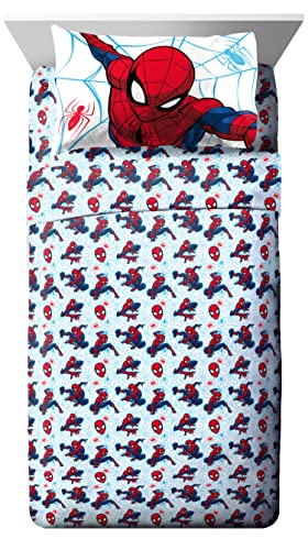 image for Jay Franco Marvel Spiderman Webtastic 7 Piece Full Size Bed Set - Incl
