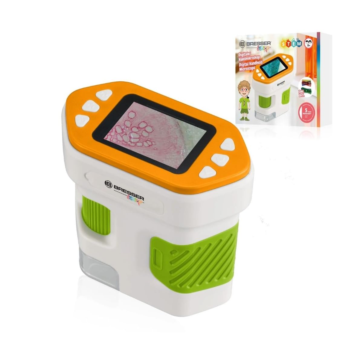 Edubini Digitales Mikroskop Für Kinder - 1000x Vergrößerung Mit HD Bildschirm