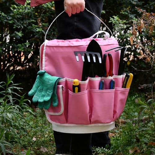 Sac à outils de jardinage robuste en toile durable et finitions soignées - 5