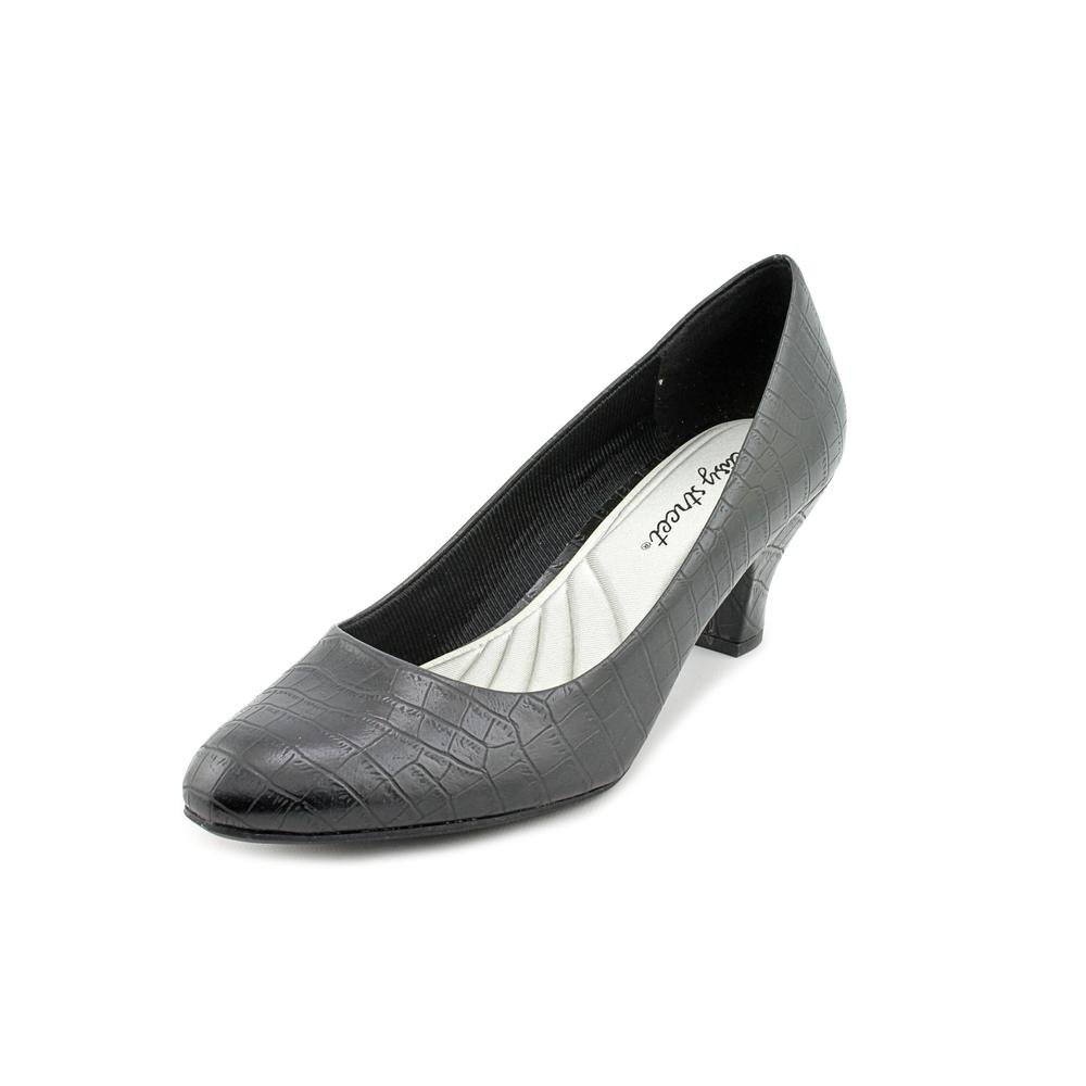 Easy Street Women's Fabulous Pump, Black Croco, 7 UK