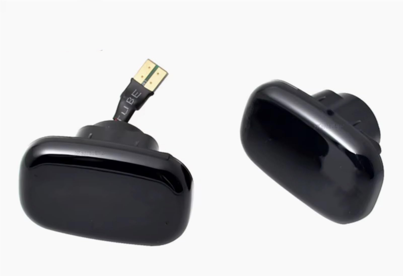 Flash Lamp Indicator Compatible With Lexus For GS 300 For JSZ147 1993-1997 For RX 300 For MCU15 2000-2003 Dynamic Side Marker Signal Indicator Lights(Black)