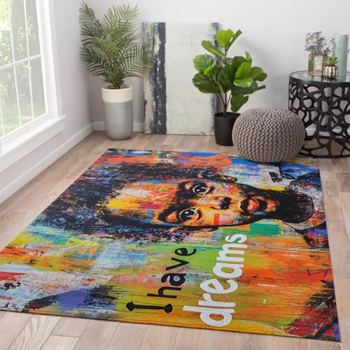 Tapis Street Art 60x120cm de qualité supérieure imprimé ado - 4