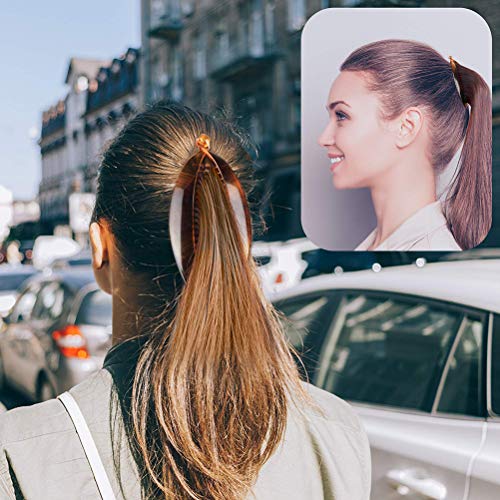 Yooyg 2/4pcs Banana Hair Clips Set,Comb Stretch Clincher Comb Fishtail Ponytail Holder - Image 3