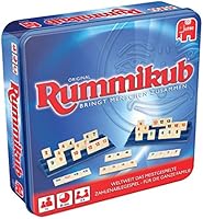 Jumbo JUM03973 Original Rummikub in Metalldose Gesellschaftsspiel, Ab 7 Jahren