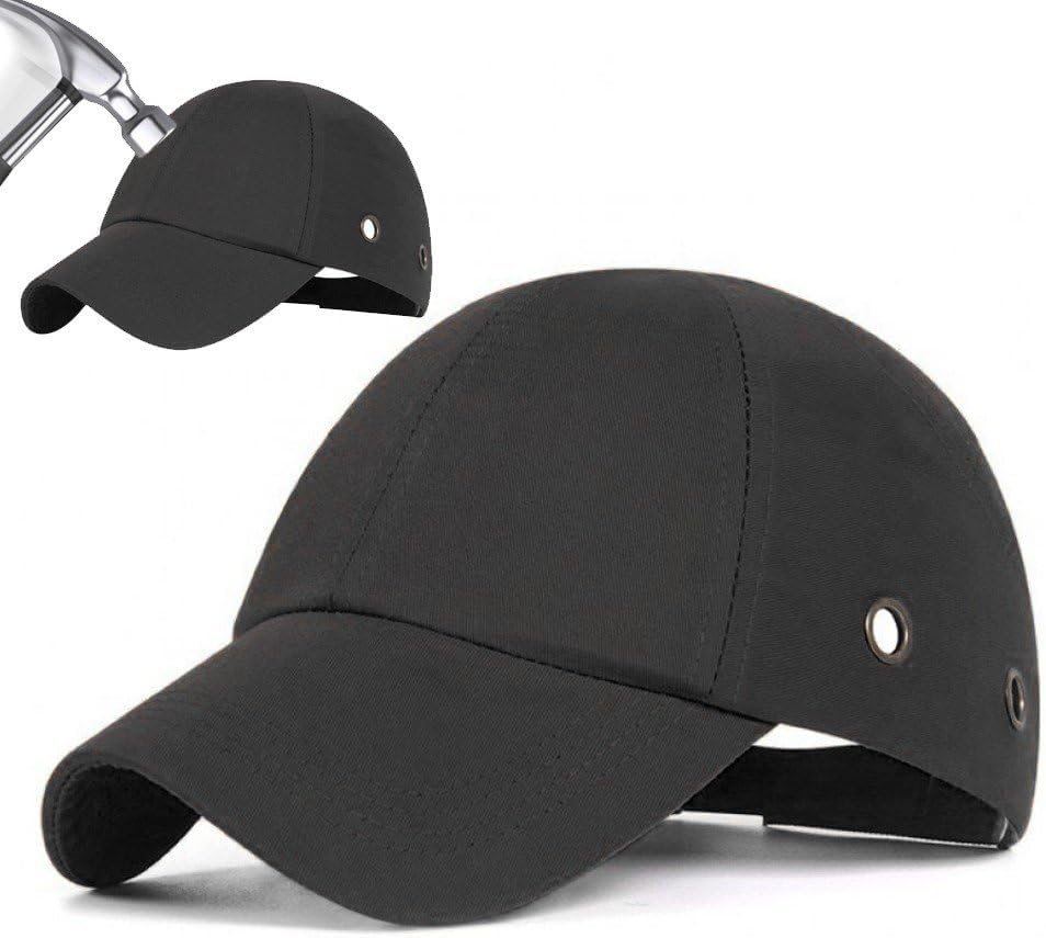 Safety Bump Cap Baseball Cap Style Safety Hat Breathable Lightweight Hard Hats Head Protection Cap Helmet for Men Women
