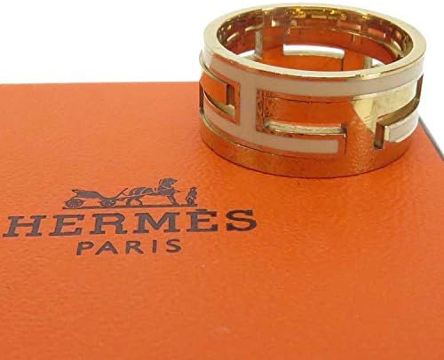 Amazon  エルメス ムーブアッシュ リング (56 16号 ゴールド×ホワイト 