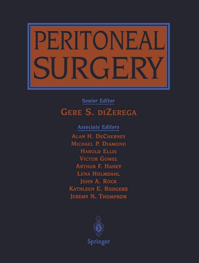 Peritoneal Surgery   医学書 Peritoneal Surgery 医学書