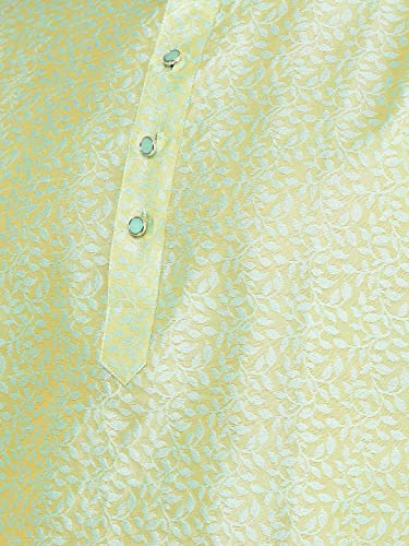 Image of SG LEMAN Knee Length Solid Kurta for Men | Silk | Long Sleeve | Ethnic Wear for Men | Party and Weeding wear Kurta