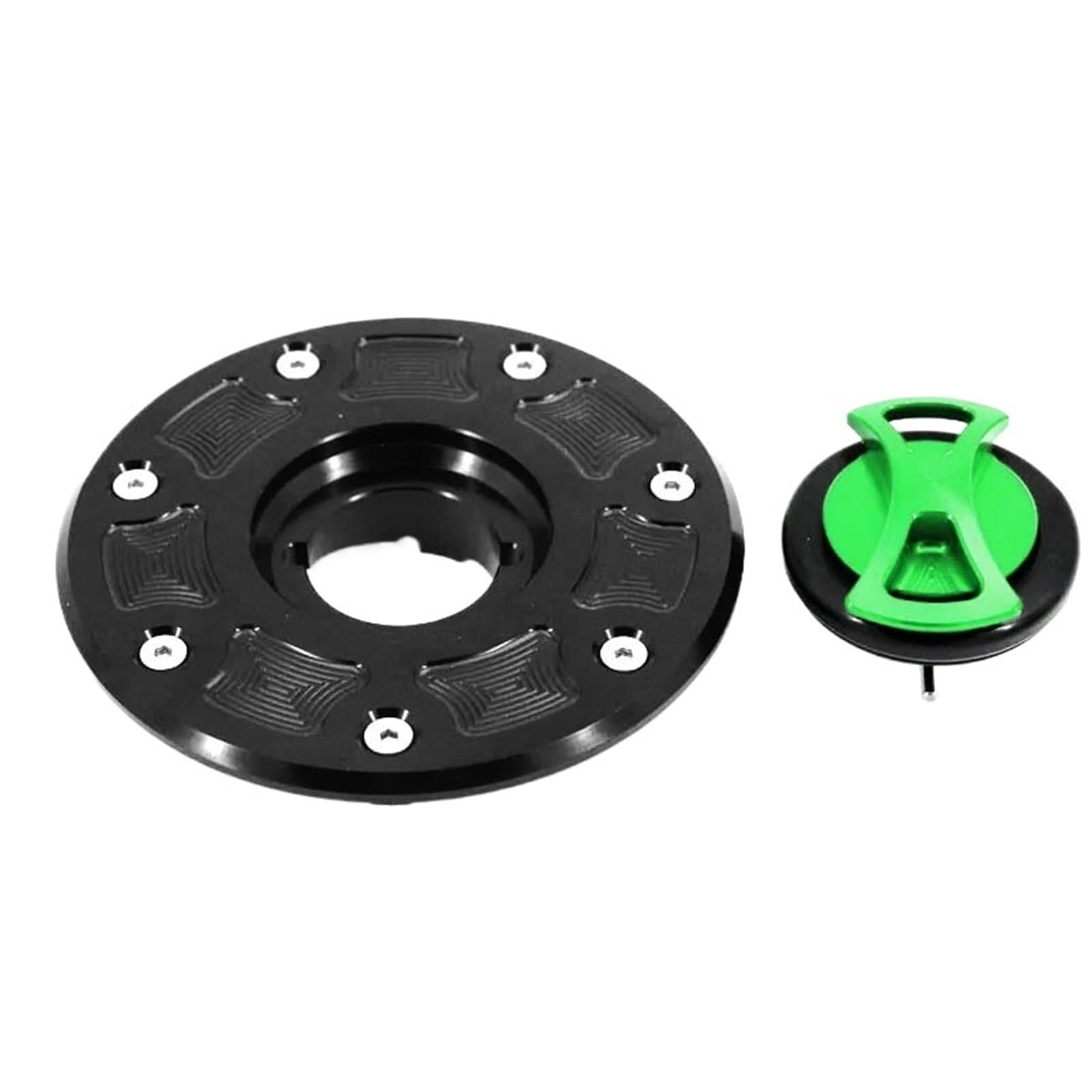 Ajuste Para Kawasaki ZX6R ZX9R ZR7 ZZR 1100 600 ZRX 400 ZXR 750 ZEPHYR GPZ500 NINJA Tapa De Tanque Combustible Sin Llave Tapa del tanque de gasolina combustible