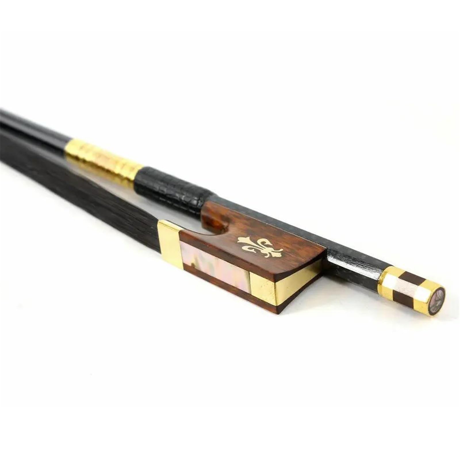 Archet De Violon Pour Pratique Archet De Violon Tressé En Fibre De Carbone Taille 4/4 Motif Grenouille En Bois | Archet de violon