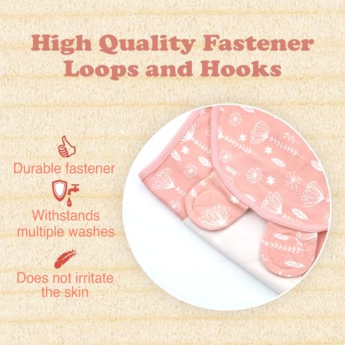 Image of Baby Swaddle Blankets for Newborn Boy and Girl, Small /Medium 0-3 Months Old, 3 Set of Adjustable Infant Wrap, Grey & White