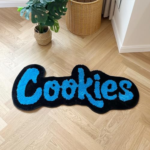 LAKEA Handmade Cookies Tufted Rug for Bedroom Irregular...
