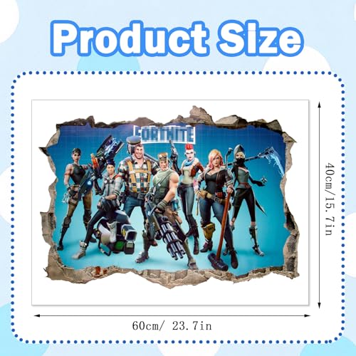 3D Wandtattoo Gamer Tapete für Jungen-Schlafzimmer, Gamer Wandaufkleber Aufkleber Gaming Wandsticker Wohnzimmer Küche dekorative Wandaufkleber Game Wandtattoo Kinderzimmer Hause Wanddekoration