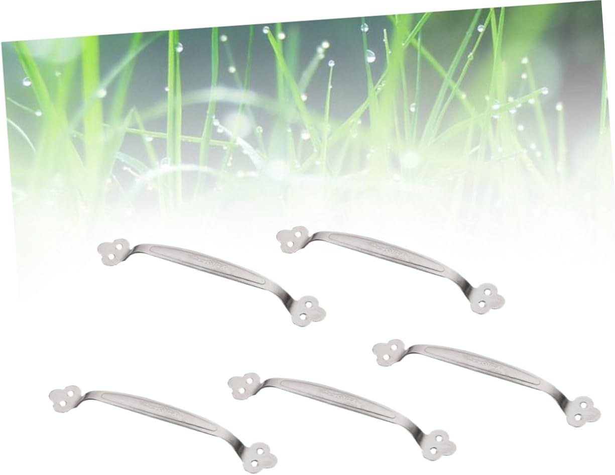 5pcs Bathroom Safety Grab Bars Stainless Steel Plum Blossom Handles Slip Grip