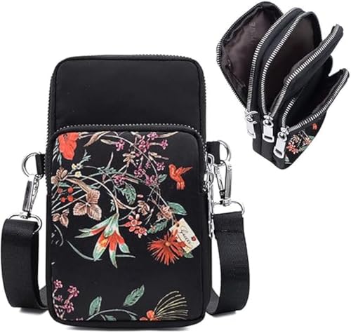 Image of Crossbody Mobile Sling Bag for Women |Stylish Phone Pouch with Detachable Strap & Adjustable Keychain|Mobile Purse|Versatile Mobile Pouch for Women