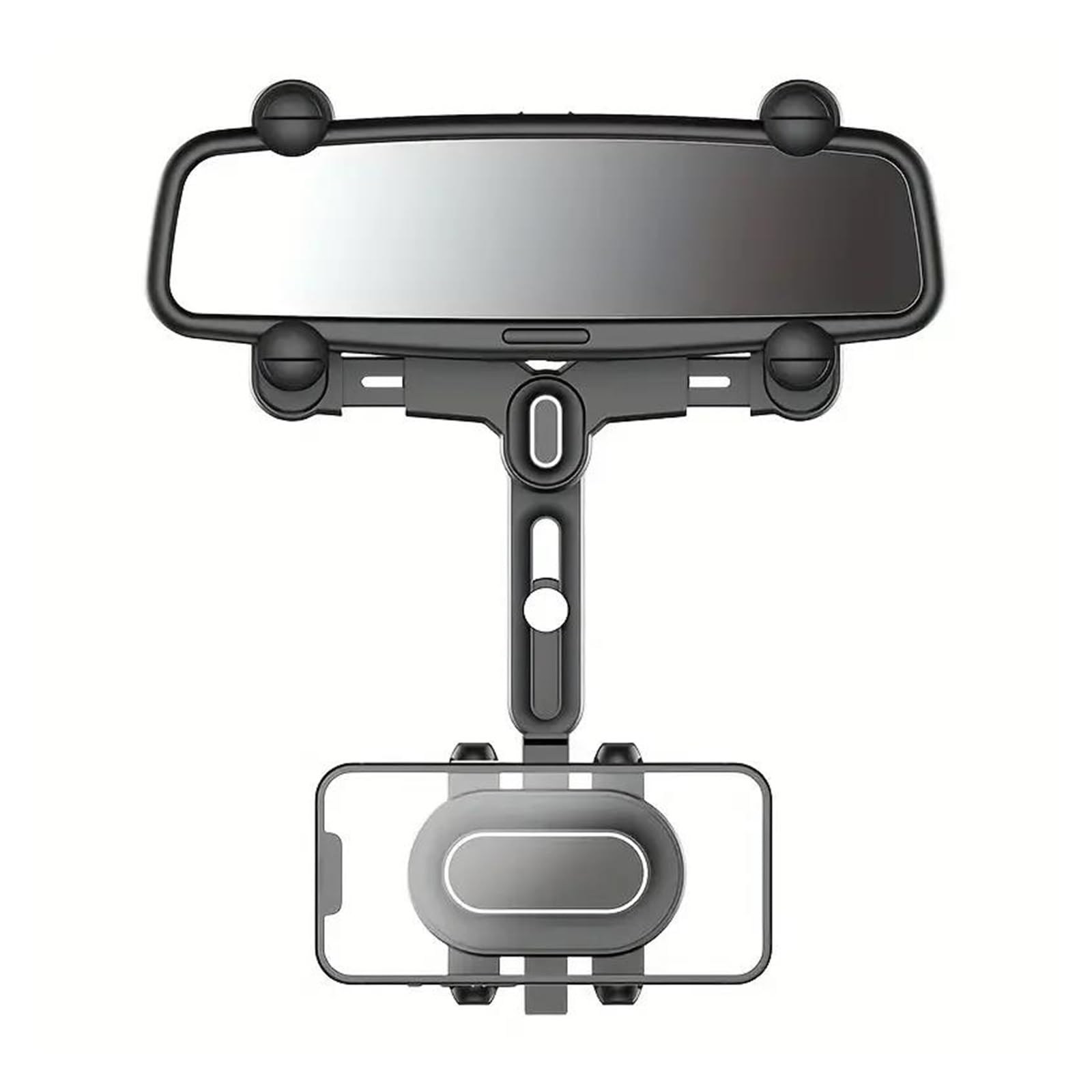 Porta Cellulare Auto Supporto per telefono con specchietto retrovisore per auto girevole a 360°