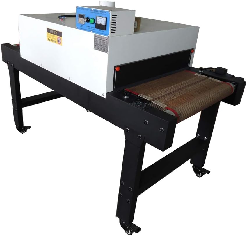 Ving 4800W Screen Conveyor Dryer Small TShirt Conveyor