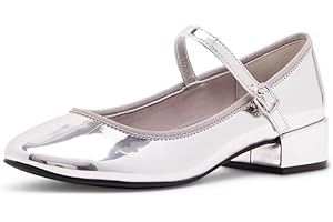 Women's Silver Mary Janes: Shimmering Elegance for All Occasions