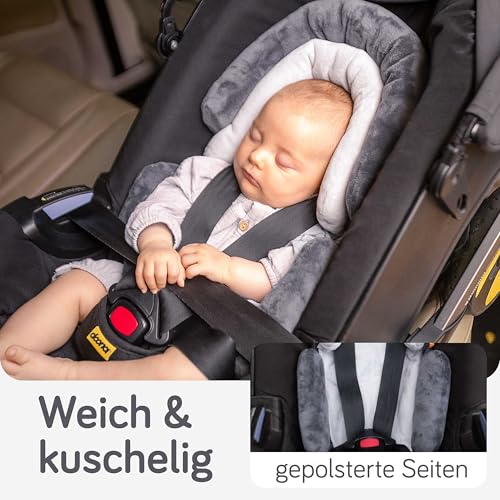 Baby Uma 2-in-1 Baby & Autositz Neugeboreneneinsatz Babyschale (0-12 Monate) Superweicher, Universeller Neugeborenen Einsatz - Waschmaschinengeeignete Autositz Kopfstütze & Sitzauflage Kinderwagen