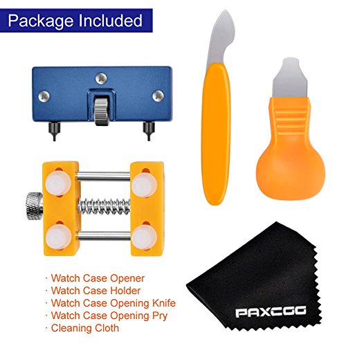 Paxcoo Watch Back Remover Tool Kit for Watch Repair and Battery Replacement