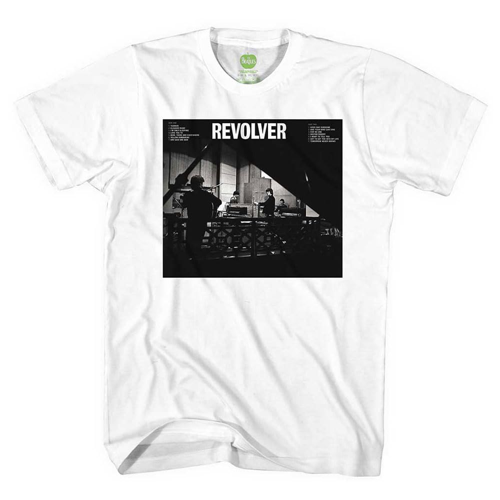 Rock Off officially licensed products The Beatles Revolver Studio T Shirt XL White