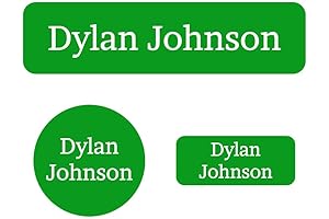 Name Bubbles Customizable, Washable Name Labels for Safeguarding Kids' Belongings