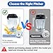 Blender Pitcher 48oz, Fit for Vitamix Advance Quiet One VM0145 VM0100A 16016 15978 36019 Commercial BarBoss Advance Touch&Go Advance and Drink Machine Advance