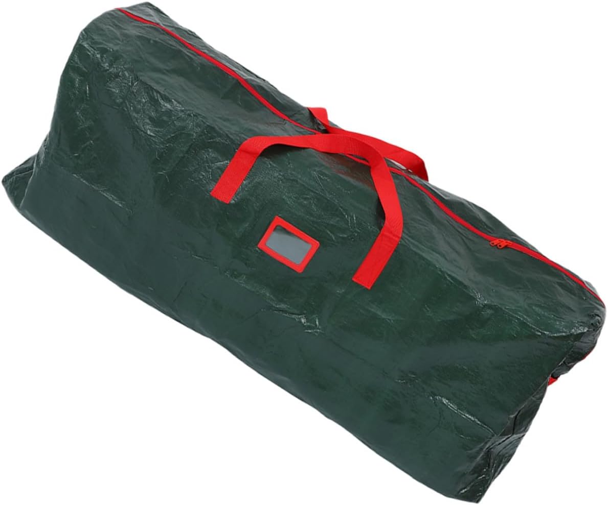 Waterproof Christmas Tree Storage Bag Zippered Large Tree Pouch 165x38x76cm Green Dustproof Storage Pouch Organization