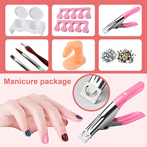 Sunbelee PH-007 Nail Kit Set Professional Acrylic thumb #5