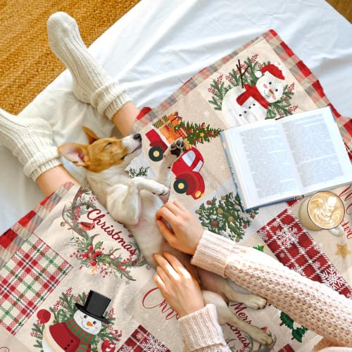 Image of Christmas Throw Blanket, for Mom Grandma Sister Dad, 50 inchx60 inch
