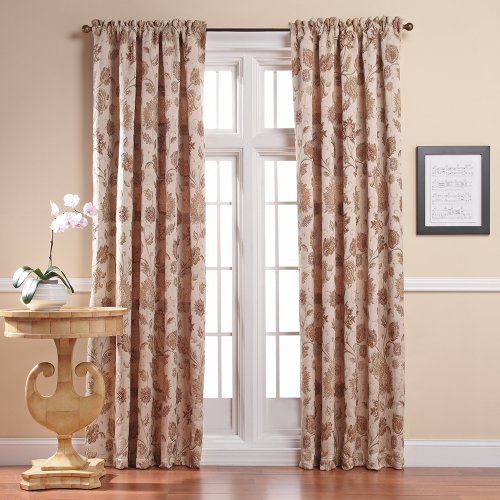 Stylemaster Home Products Melbourne Curtain Panel, 52" X 84", Sky - Thumbnail 2