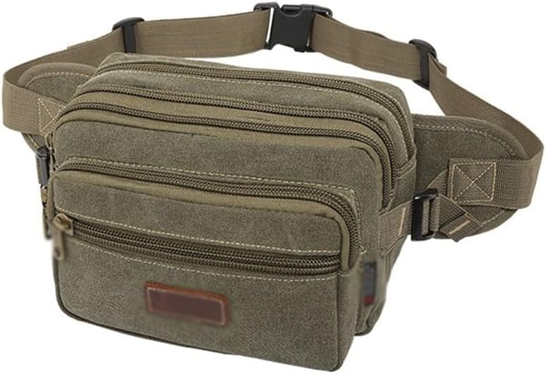 Canvas Sports Waist Pack Travel Multi-functional Bag Mobile Phone Change Backpack