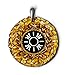 Produktbild Sun  Bernstein Amulett mit antiken Baltischer Zeichen für Licht, Glück und die Erfüllung. Handgefertigt Halskette  Spirituelle New Age Pagan Baltischer