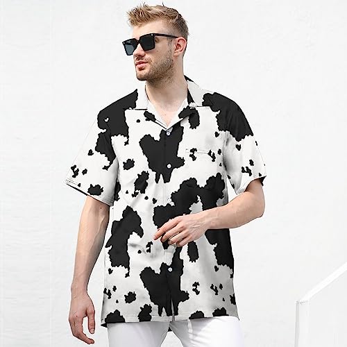 Men's Novelty Button Up Shirt Funky Short Sleeve Party Shirts Casual Hawaiian Beach Shirt3
