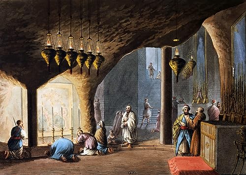 Toile Nordique Nativité Jérusalem Mayer Chassez le Vide de Vos Murs de Chambre 60x90cm