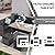 KIGOTY 7 Piece Patio Furniture Set, Outdoor PE Wicker Rattan Outdoor Dining Set, Patio Table and Chairs Set, Patio Conversation Sofa Set with Dining Table and Ottoman (Brown-Grey)