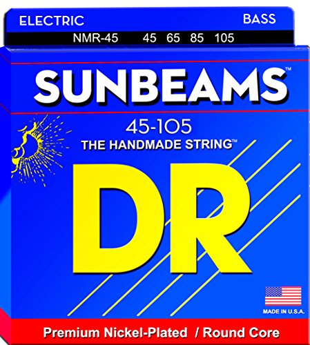 DR Strings Sunbeam - Nickel Plated Round Core Bass 45-105