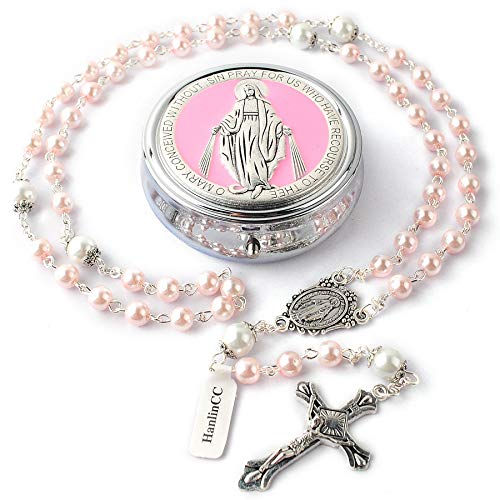 HanlinCC Glass Pearl Rosary