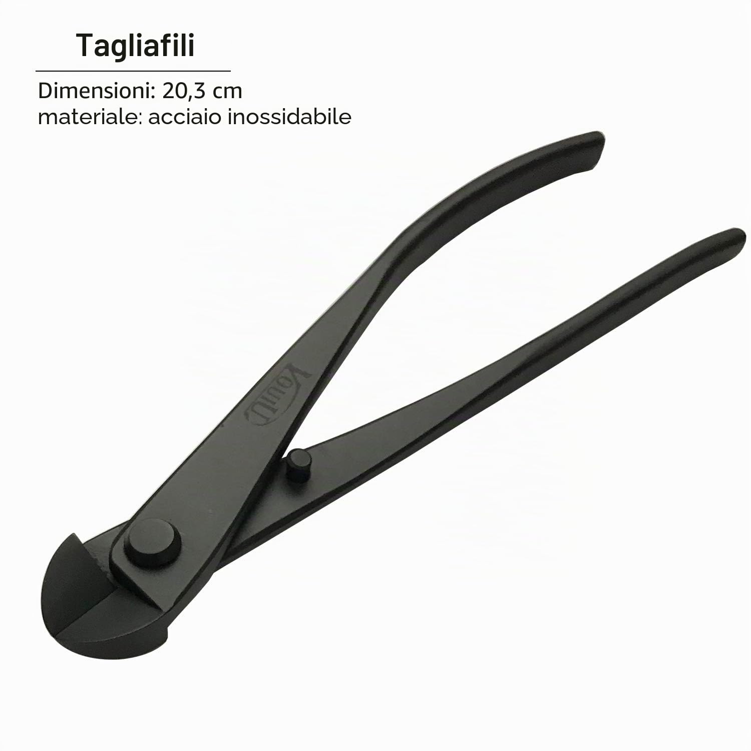 vouiu Set di 5 Attrezzi per Bonsai, taglierina a manopola, taglierina concava, tronchese per Cavi, pinze Jin, Forbici per Bonsai