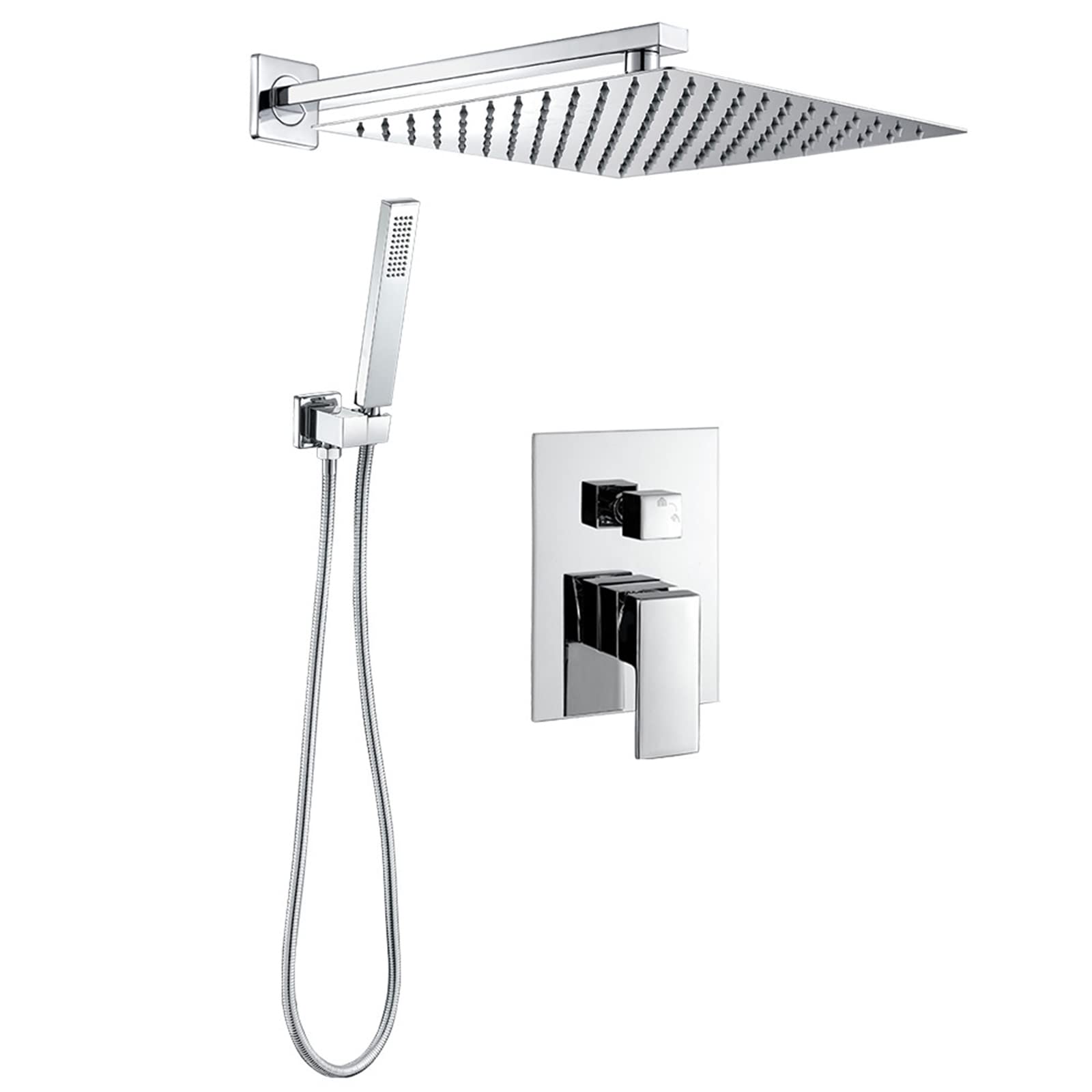 Robinet mitigeur de Bain-Douche encastré brossé de qualité supérieure