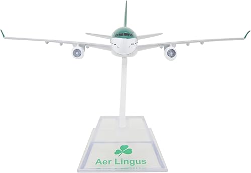Miniatura 2 de TANG DYNASTY 1400 Air Bus A330-300 Irlanda AER Lingus Metal Avión Modelo Avión Modelo Avión de Juguete (Verde)