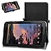 Alcatel OneTouch Pixi 7 Case,Mama Mouth PU Leather Folio 2-folding Stand Cover for 7" Alcatel OneTouch Pixi 7 Tablet,Black